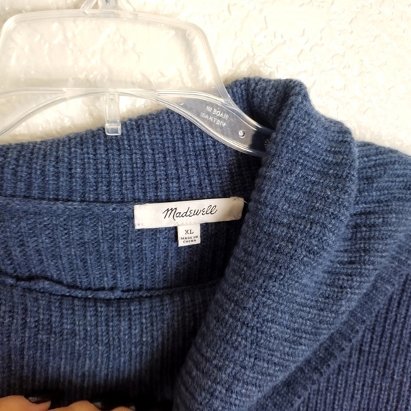 Madewell Button-Shoulder Turtleneck Sweater sz Xl - Picture 8 of 8